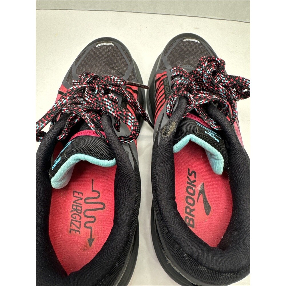 Brooks Caldera Women’s 7.5 Trail Running Shoes Black Pink Aqua 1202321B065 - Picture 7 of 10